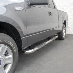 ARIES - ARIES 203016-2 Side Bars 3" Nerf Bar Polished Stainless Steel - Image 3