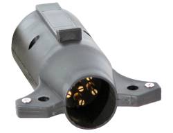 Buyers - Buyers 7-Way Flat To 6-Way Round Plastic Trailer Connector Adapter TC2076P - Image 2