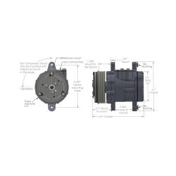 Holley - Holley Performance 199-102 A/C Compressor - Image 2