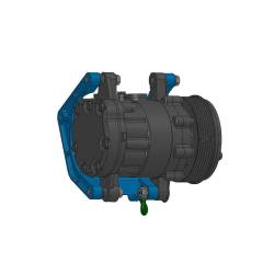 Holley - Holley Performance 20-210 Low Mount A/C Compressor Bracket for GM LT - Image 7