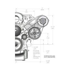Holley - Holley Performance 20-143 Accessory Drive Bracket Belt Kit for GM LS/LT V8 - Image 3