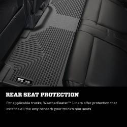 Husky Liners - Husky Liner Weatherbeater Front Floor Liners Black Ford Super Duty 13301 - Image 3