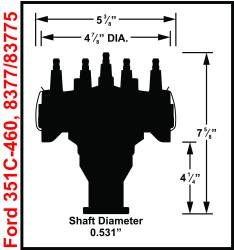 MSD - MSD Ignition 83775 Crank Trigger Distributor for Ford 351C-460 - Image 4