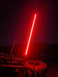 5150 Whips - 5150 Whips 24" Hyper Whip LED Safety Whip-Orange w/Magnet Mount & Flag-Each - Image 2