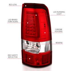 Anzo USA - Anzo USA 311335 LED Taillight Assembly for 03-06 Chevrolet Silverado 1500 - Image 4