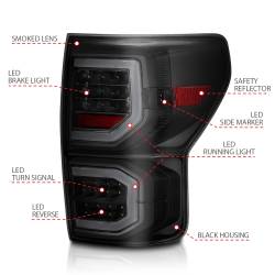 Anzo USA - Anzo USA 311337 Taillight Assembly for 07-13 Toyota Tundra - Image 4