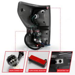 Anzo USA - Anzo USA 311337 Taillight Assembly for 07-13 Toyota Tundra - Image 5