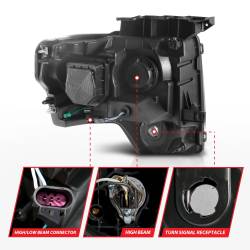 Anzo USA - Anzo USA 111443 Projector Headlight Set for 09-14 F150 - Image 5