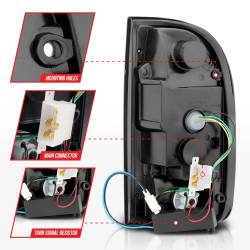Anzo USA - Anzo USA 311355 LED Taillight Assembly for 95-00 Toyota Tacoma - Image 5