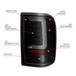 Anzo USA - Anzo USA 311360 LED Taillight Assembly for 93-97 Ford Ranger - Image 4