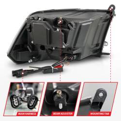 Anzo USA - Anzo USA 111609 Projector Headlight Set - Image 5
