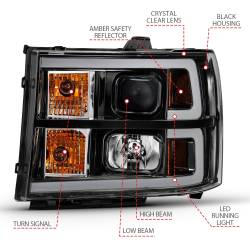 Anzo USA - Anzo USA 111482 Projector Headlight Set - Image 4