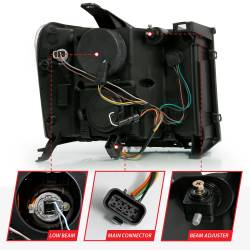 Anzo USA - Anzo USA 111482 Projector Headlight Set - Image 5