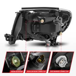 Anzo USA - Anzo USA 111564 Projector Headlight Set for 05-11 Tacoma - Image 5