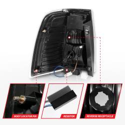 Anzo USA - Anzo USA 311408 Taillight Assembly for 07-17 Ford Expedition - Image 5