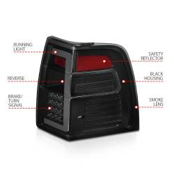 Anzo USA - Anzo USA 311409 LED Taillight Assembly for 07-17 Ford Expedition - Image 4