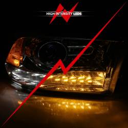 Anzo USA - Anzo USA 111440 Projector Headlight Set w/Halo for Dodge RAM 09-18 - Image 5