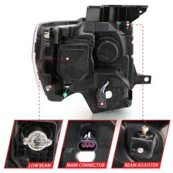 Anzo USA - Anzo USA 111444 Projector Headlight Set for 09-14 F150 - Image 5