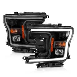 Anzo USA - Anzo USA 111467 Projector Headlight Set w/Halo for 18-20 F150 - Image 1