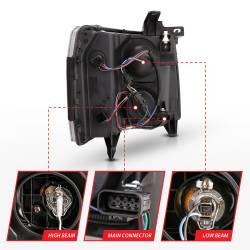 Anzo USA - Anzo USA 111480 Projector Headlight Set - Image 5