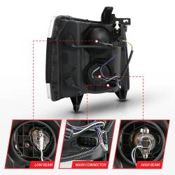 Anzo USA - Anzo USA 111481 Projector Headlight Set - Image 5