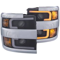 Anzo USA - Anzo USA 111365 Projector Headlight Set for 15-17 Chevy Silverado 2500HD/3500HD - Image 3