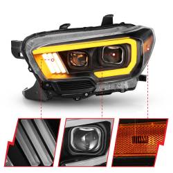 Anzo USA - Anzo USA 111397 Projector Headlight Set for 16-23 Toyota Tacoma - Image 5