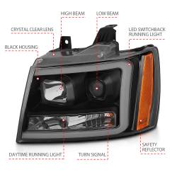Anzo USA - Anzo USA 111402 Projector Headlight Set - Image 2