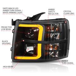 Anzo USA - Anzo USA 111410 Projector Headlight Set - Image 6