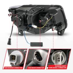 Anzo USA - Anzo USA 111569 Projector Headlight Set for 11-13 Grand Cherokee WK2 - Image 5