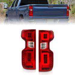 Anzo USA - Anzo USA 311416 Black LED Taillight Assembly for 14-15 Chevy Silverado 1500 - Image 1