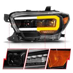 Anzo USA - Anzo USA 111563 Projector Headlight Set for 16-23 Tacoma - Image 3