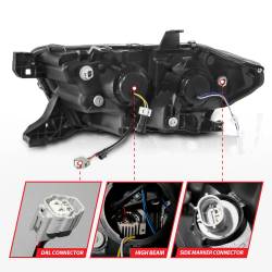 Anzo USA - Anzo USA 111563 Projector Headlight Set for 16-23 Tacoma - Image 5