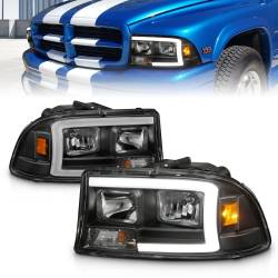 Anzo USA - Anzo USA 111591 Crystal Headlight Set for 97-04 Dakota/Durango - Image 1