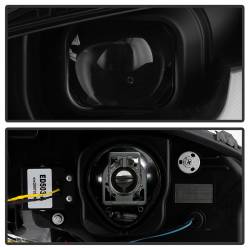Spyder Auto - Spyder Auto 5087935 Black LED Projector Headlights w/Sequential Turn Signal - Image 3