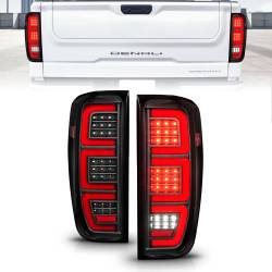 Anzo USA - Anzo USA 311459 Black LED Taillight Assembly 19-23 Sierra 1500/2500HD/3500HD - Image 1