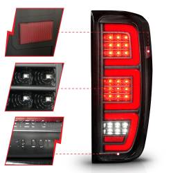 Anzo USA - Anzo USA 311459 Black LED Taillight Assembly 19-23 Sierra 1500/2500HD/3500HD - Image 3