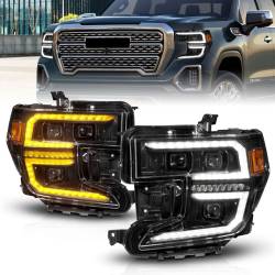 Anzo USA - Anzo USA 111600 LED Projector Headlight for 19-21 GMC Sierra 1500 - Image 1