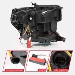 Anzo USA - Anzo USA 111600 LED Projector Headlight for 19-21 GMC Sierra 1500 - Image 5