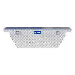 UWS - Bright Aluminum 60" Deep Angled Truck Tool Box Low Profile LTL Shipping Only - Image 2