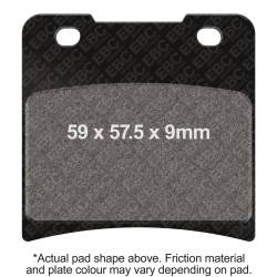 EBC Motorcycle Brakes - EBC Motorcycle Brakes FA150V Vee-Pads for 86-88 GV1400 Cavalcade - Image 1