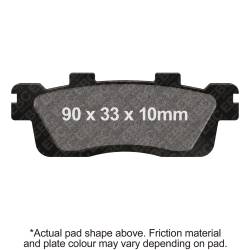 EBC Motorcycle Brakes - EBC Motorcycle Brakes SFA498 SFA Series Scooter Organic Pads - Image 1