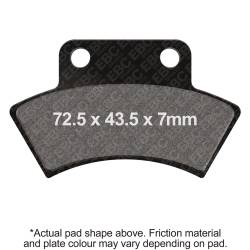 EBC Motorcycle Brakes - EBC Motorcycle Brakes FA232SV Severe Duty Sintered Pads - Image 1