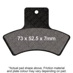 EBC Motorcycle Brakes - EBC Motorcycle Brakes FA270SV Severe Duty Sintered Pads - Image 1