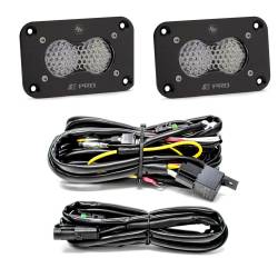 Baja Designs - Baja Designs 487808 S2 Pro Black Flush Mount LED Light Pod Reverse Kit - Image 1