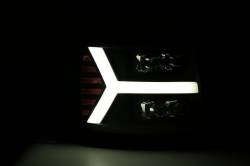 AlphaRex - AlphaRex 880208 Jet Black LED Projector Headlights for 07-13 Chevy Silverado - Image 2