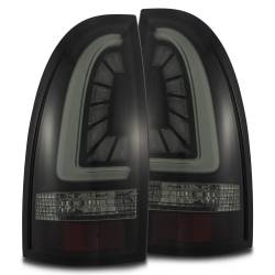 AlphaRex - AlphaRex 680030 Jet Black LED Taillights for 05-15 Toyota Tacoma - Image 1