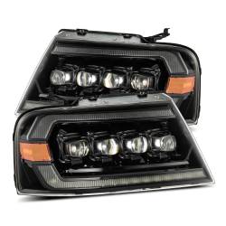 AlphaRex - AlphaRex 880130 Alpha Black LED Projector Headlights for 04-08 Ford F150 - Image 1