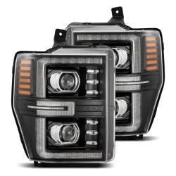 AlphaRex - AlphaRex 880312 Black LED Projector Headlights for 08-10 Ford Super Duty - Image 1