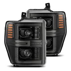AlphaRex - AlphaRex 880313 Alpha Black LED Projector Headlights for 08-10 Ford Super Duty - Image 1